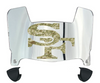San Francisco 49ers Limited Edition Mini Football Helmet Visor Shield w/ Clips - PICK VISOR & LOGO COLOR