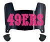 San Francisco 49ers Limited Edition Mini Football Helmet Visor Shield w/ Clips - PICK VISOR & LOGO COLOR