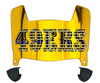 San Francisco 49ers Limited Edition Mini Football Helmet Visor Shield w/ Clips - PICK VISOR & LOGO COLOR