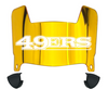San Francisco 49ers Mini Football Helmet Visor Shield w/ Clips - PICK VISOR & LOGO COLOR