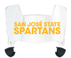 San Jose State Spartans Mini Football Helmet Visor Shield w/ Clips - PICK VISOR & LOGO COLOR