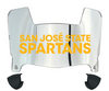 San Jose State Spartans Mini Football Helmet Visor Shield w/ Clips - PICK VISOR & LOGO COLOR