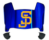 San Jose State Spartans Mini Football Helmet Visor Shield w/ Clips - PICK VISOR & LOGO COLOR