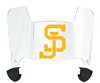 San Jose State Spartans Mini Football Helmet Visor Shield w/ Clips - PICK VISOR & LOGO COLOR