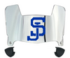 San Jose State Spartans Mini Football Helmet Visor Shield w/ Clips - PICK VISOR & LOGO COLOR