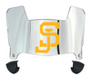 San Jose State Spartans Mini Football Helmet Visor Shield w/ Clips - PICK VISOR & LOGO COLOR