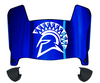 San Jose State Spartans Mini Football Helmet Visor Shield w/ Clips - PICK VISOR & LOGO COLOR