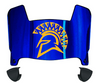San Jose State Spartans Mini Football Helmet Visor Shield w/ Clips - PICK VISOR & LOGO COLOR