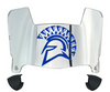 San Jose State Spartans Mini Football Helmet Visor Shield w/ Clips - PICK VISOR & LOGO COLOR