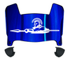 San Jose State Spartans Mini Football Helmet Visor Shield w/ Clips - PICK VISOR & LOGO COLOR
