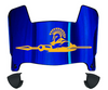 San Jose State Spartans Mini Football Helmet Visor Shield w/ Clips - PICK VISOR & LOGO COLOR