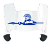 San Jose State Spartans Mini Football Helmet Visor Shield w/ Clips - PICK VISOR & LOGO COLOR