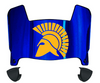 San Jose State Spartans Mini Football Helmet Visor Shield w/ Clips - PICK VISOR & LOGO COLOR