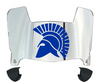 San Jose State Spartans Mini Football Helmet Visor Shield w/ Clips - PICK VISOR & LOGO COLOR