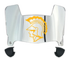 San Jose State Spartans Mini Football Helmet Visor Shield w/ Clips - PICK VISOR & LOGO COLOR
