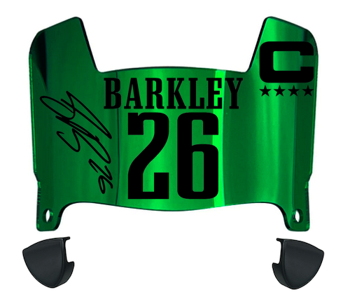 Saquon Barkley Philadelphia Eagles Mini Football Helmet Visor w/ Clips - PICK COLOR