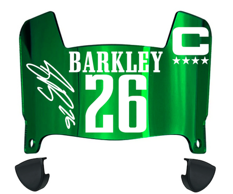 Saquon Barkley Philadelphia Eagles Mini Football Helmet Visor w/ Clips - PICK COLOR