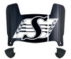 Saskatchewan Roughriders Mini Football Helmet Visor Shield w/ Clips - PICK VISOR & LOGO COLOR