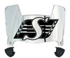Saskatchewan Roughriders Mini Football Helmet Visor Shield w/ Clips - PICK VISOR & LOGO COLOR