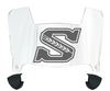 Saskatchewan Roughriders Mini Football Helmet Visor Shield w/ Clips - PICK VISOR & LOGO COLOR