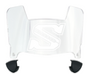 Saskatchewan Roughriders Mini Football Helmet Visor Shield w/ Clips - PICK VISOR & LOGO COLOR