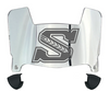 Saskatchewan Roughriders Mini Football Helmet Visor Shield w/ Clips - PICK VISOR & LOGO COLOR