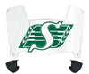 Saskatchewan Roughriders Mini Football Helmet Visor Shield w/ Clips - PICK VISOR & LOGO COLOR
