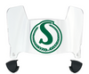 Saskatchewan Roughriders Mini Football Helmet Visor Shield w/ Clips - PICK VISOR & LOGO COLOR