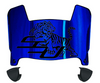Savannah State Tigers Mini Football Helmet Visor Shield w/ Clips - PICK VISOR & LOGO COLOR