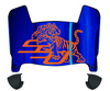 Savannah State Tigers Mini Football Helmet Visor Shield w/ Clips - PICK VISOR & LOGO COLOR