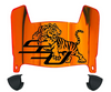 Savannah State Tigers Mini Football Helmet Visor Shield w/ Clips - PICK VISOR & LOGO COLOR