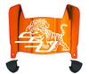 Savannah State Tigers Mini Football Helmet Visor Shield w/ Clips - PICK VISOR & LOGO COLOR