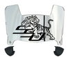 Savannah State Tigers Mini Football Helmet Visor Shield w/ Clips - PICK VISOR & LOGO COLOR
