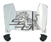 Savannah State Tigers Mini Football Helmet Visor Shield w/ Clips - PICK VISOR & LOGO COLOR