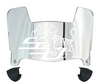 Savannah State Tigers Mini Football Helmet Visor Shield w/ Clips - PICK VISOR & LOGO COLOR