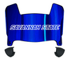 Savannah State Tigers Mini Football Helmet Visor Shield w/ Clips - PICK VISOR & LOGO COLOR
