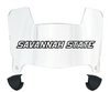 Savannah State Tigers Mini Football Helmet Visor Shield w/ Clips - PICK VISOR & LOGO COLOR
