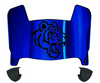 Savannah State Tigers Mini Football Helmet Visor Shield w/ Clips - PICK VISOR & LOGO COLOR