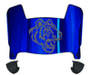 Savannah State Tigers Mini Football Helmet Visor Shield w/ Clips - PICK VISOR & LOGO COLOR