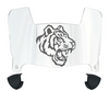 Savannah State Tigers Mini Football Helmet Visor Shield w/ Clips - PICK VISOR & LOGO COLOR