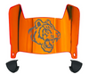 Savannah State Tigers Mini Football Helmet Visor Shield w/ Clips - PICK VISOR & LOGO COLOR