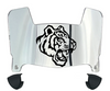 Savannah State Tigers Mini Football Helmet Visor Shield w/ Clips - PICK VISOR & LOGO COLOR