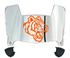 Savannah State Tigers Mini Football Helmet Visor Shield w/ Clips - PICK VISOR & LOGO COLOR