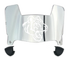 Savannah State Tigers Mini Football Helmet Visor Shield w/ Clips - PICK VISOR & LOGO COLOR