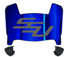 Savannah State Tigers Mini Football Helmet Visor Shield w/ Clips - PICK VISOR & LOGO COLOR
