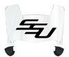 Savannah State Tigers Mini Football Helmet Visor Shield w/ Clips - PICK VISOR & LOGO COLOR
