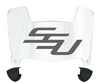 Savannah State Tigers Mini Football Helmet Visor Shield w/ Clips - PICK VISOR & LOGO COLOR