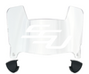 Savannah State Tigers Mini Football Helmet Visor Shield w/ Clips - PICK VISOR & LOGO COLOR