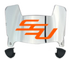 Savannah State Tigers Mini Football Helmet Visor Shield w/ Clips - PICK VISOR & LOGO COLOR