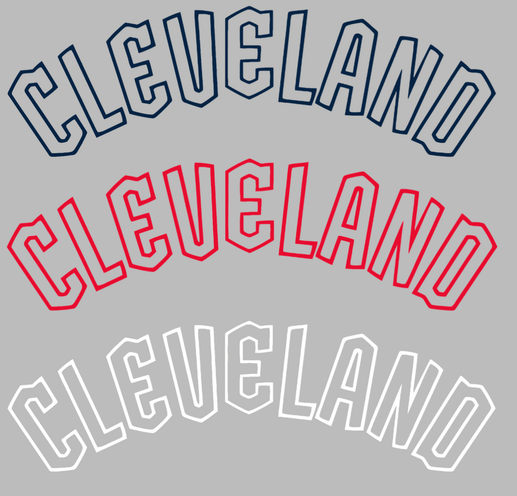 Cleveland Gaurdians Team Name Logo Premium DieCut Vinyl Decal PICK COLOR & SIZE